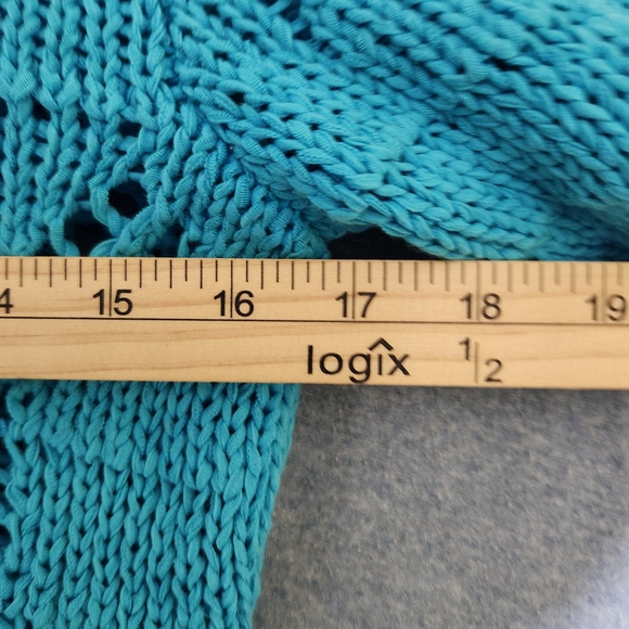 Vintage Pure Hand Knit Cardigan Sweater - Picture 3 of 5